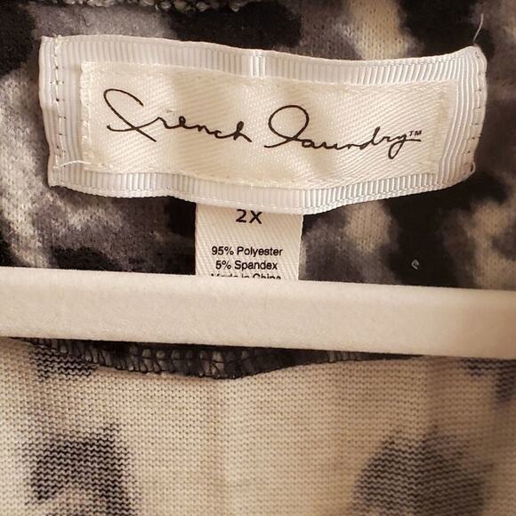 French connection‎ super soft flowing hem ocelot jacket plus size 2X NEW!!!! - Picture 4 of 6